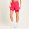 MP Women's Training 2-IN-1 Shorts - Magenta -Damen Fitnessbekleidung Verkäufe 13109258 1634912774465236
