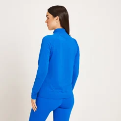MP Women's Training Regular Fit 1/4 Zip - True Blue -Damen Fitnessbekleidung Verkäufe 13109298 1034965371259546