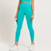 MP Women's Shape Seamless 7/8 Leggings - Lagoon -Damen Fitnessbekleidung Verkäufe 13110685 6154915095911004