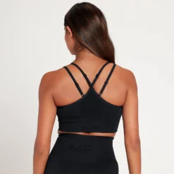 MP Women's Tempo Seamless Sports Bra - Black -Damen Fitnessbekleidung Verkäufe 13116568 2334965371453208