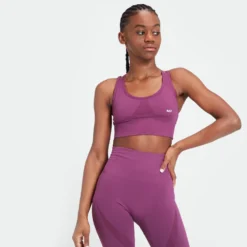 MP Women's Tempo Seamless Sports Bra - Purple -Damen Fitnessbekleidung Verkäufe 13116584 1024938722340045