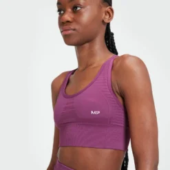 MP Women's Tempo Seamless Sports Bra - Purple -Damen Fitnessbekleidung Verkäufe 13116584 1174938721636074