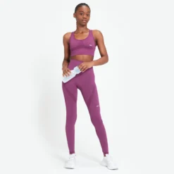 MP Women's Tempo Seamless Sports Bra - Purple -Damen Fitnessbekleidung Verkäufe 13116584 1434938721527870