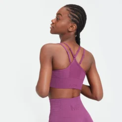 MP Women's Tempo Seamless Sports Bra - Purple -Damen Fitnessbekleidung Verkäufe 13116584 2104938721573794