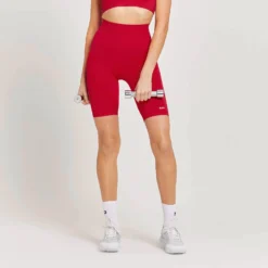 MP Women's Tempo Seamless Cycling Shorts - Danger