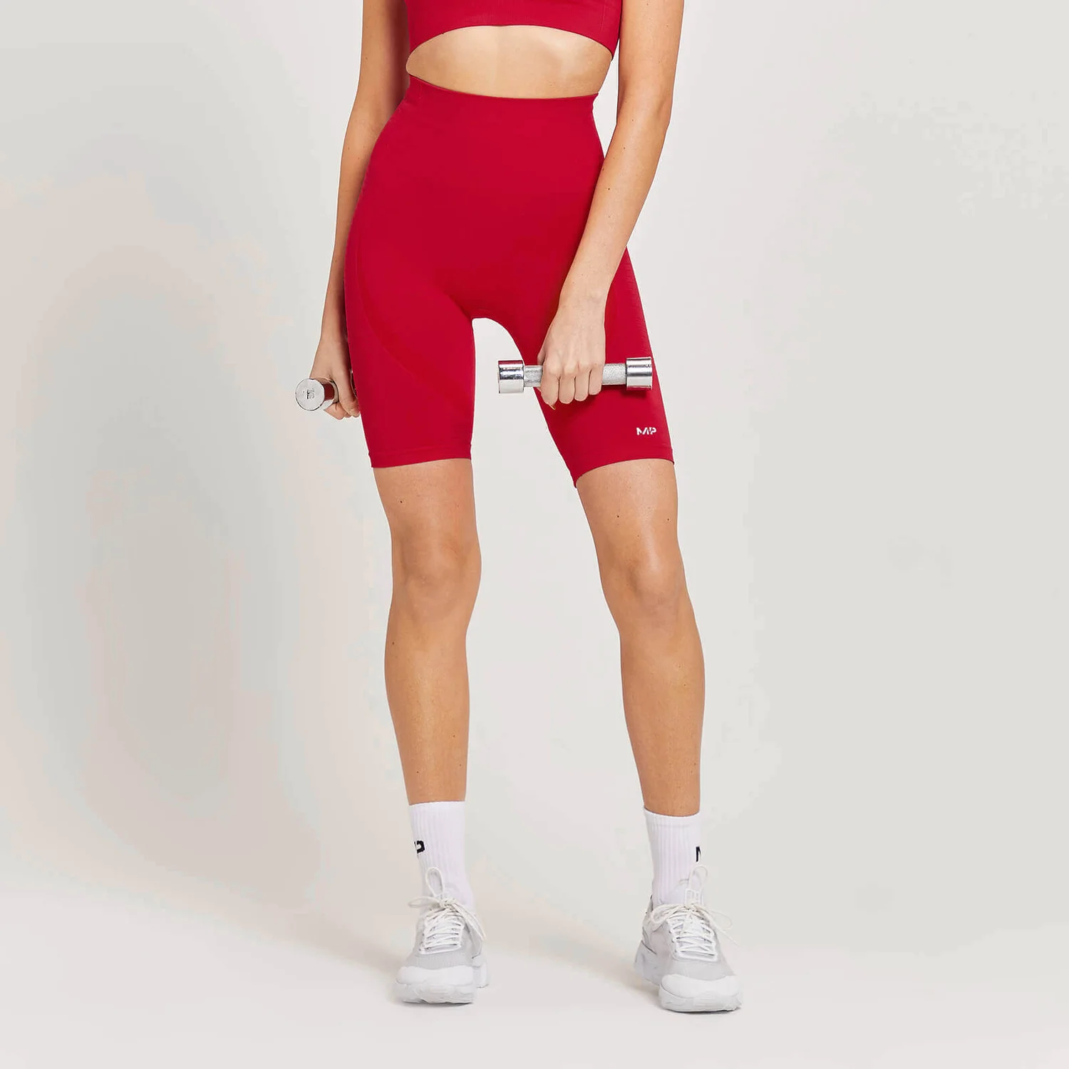 MP Women's Tempo Seamless Cycling Shorts - Danger 3 MP Women's Tempo Seamless Cycling Shorts - Danger