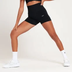 MP Women's Tempo Seamless Booty Shorts - Black