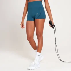 MP Women's Tempo Seamless Booty Shorts - Dust Blue