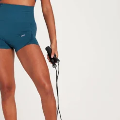 MP Women's Tempo Seamless Booty Shorts - Dust Blue 9 MP Women's Tempo Seamless Booty Shorts - Dust Blue -Damen Fitnessbekleidung Verkäufe 13116688 8654914615793161