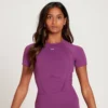 MP Women's Tempo Seamless Short Sleeve Crop Top - Purple 1 MP Women's Tempo Seamless Short Sleeve Crop Top - Purple -Damen Fitnessbekleidung Verkäufe 13116712 2094914616188522