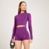 MP Women's Tempo Seamless Long Sleeve Crop Top - Purple 2 MP Women's Tempo Seamless Long Sleeve Crop Top - Purple -Damen Fitnessbekleidung Verkäufe 13116744 1124929354195102