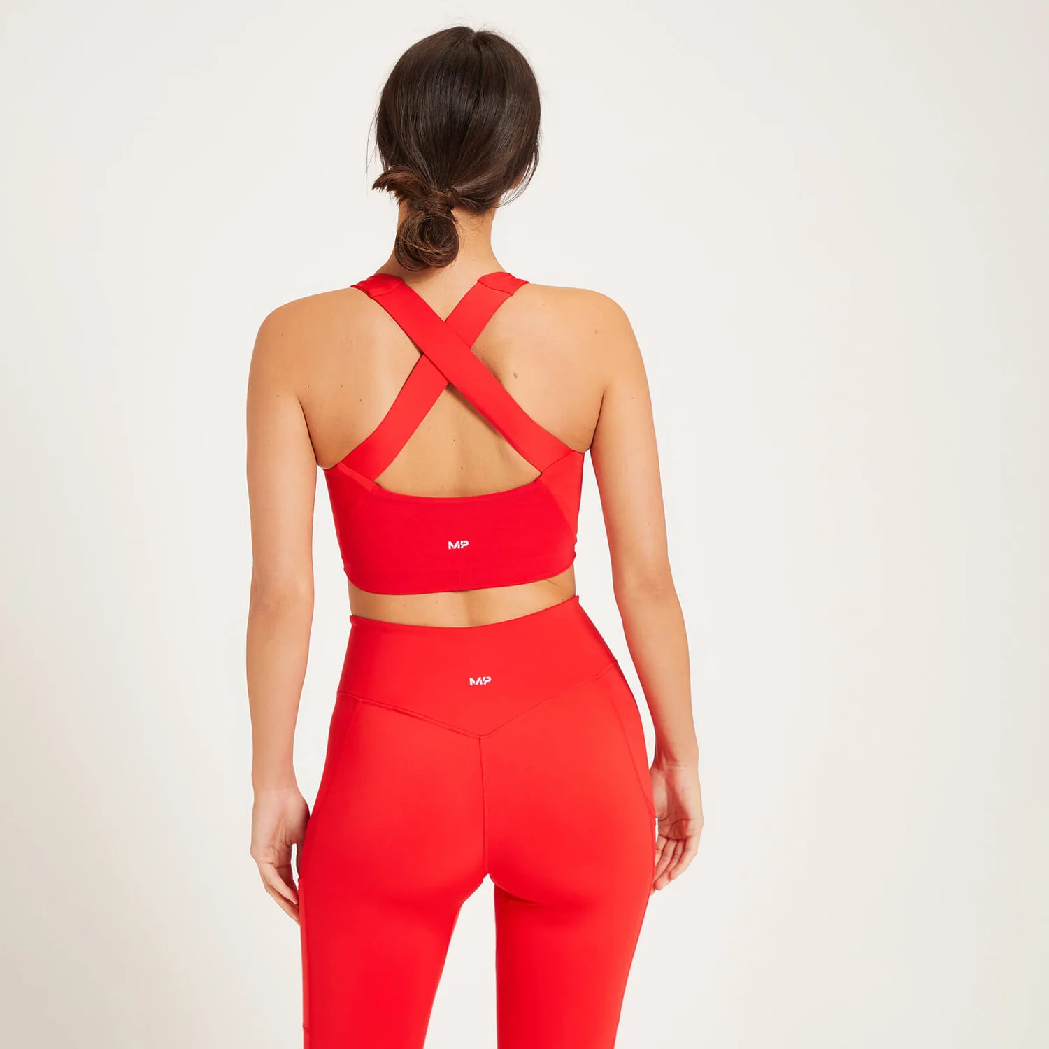 MP Women's Tempo Cross Back Sports Bra - Danger 5 MP Women's Tempo Cross Back Sports Bra - Danger – Bild 3