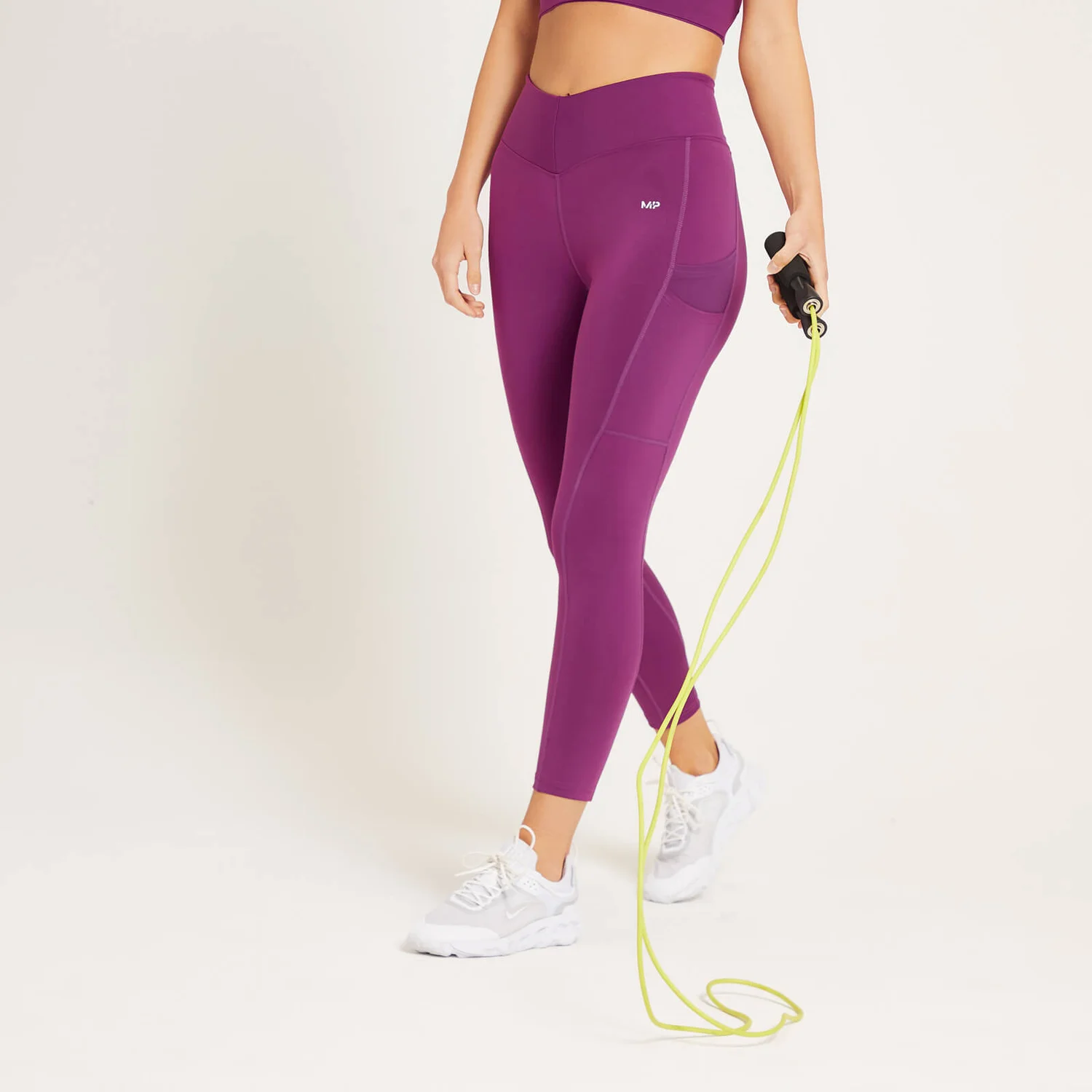MP Women's Tempo 7/8 Leggings - Purple 3 MP Women's Tempo 7/8 Leggings - Purple