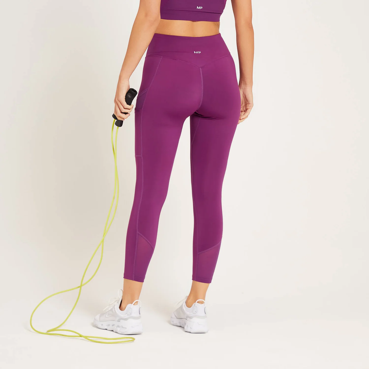 MP Women's Tempo 7/8 Leggings - Purple 5 MP Women's Tempo 7/8 Leggings - Purple – Bild 3