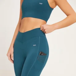 MP Women's Tempo 7/8 Leggings  - Dust Blue -Damen Fitnessbekleidung Verkäufe 13116816 2134912777173723