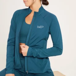 MP Women's Tempo Training Jacket - Dust Blue -Damen Fitnessbekleidung Verkäufe 13116824 1564912777767837