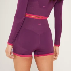 MP Women's Adapt Seamless Booty Shorts - Dark Purple -Damen Fitnessbekleidung Verkäufe 13117270 3674929380109765