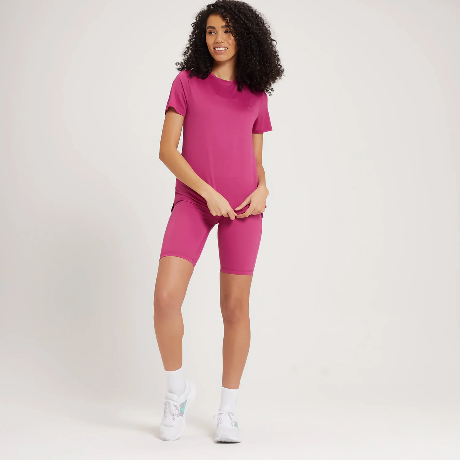 MP Women's Power Ultra Split Back T-Shirt - Sangria 4 MP Women's Power Ultra Split Back T-Shirt - Sangria – Bild 2