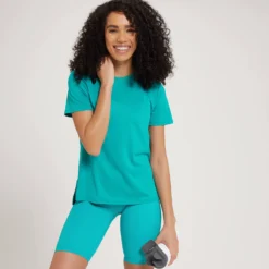 MP Women's Power Ultra Split Back T-Shirt - Lagoon
