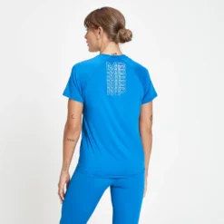 MP Women's Repeat MP Training T-Shirt - Royal Blue -Damen Fitnessbekleidung Verkäufe 13119913 7294994424400551