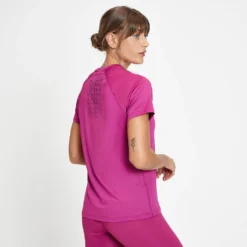 MP Women's Repeat MP Training T-Shirt - Deep Pink -Damen Fitnessbekleidung Verkäufe 13119921 4454994422874697