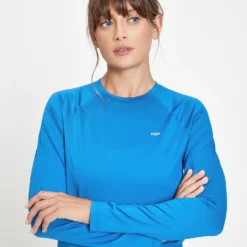MP Women's Repeat MP Training Long Sleeve T-Shirt - Royal Blue -Damen Fitnessbekleidung Verkäufe 13119973 1944994424147966
