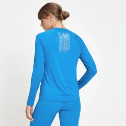 MP Women's Repeat MP Training Long Sleeve T-Shirt - Royal Blue -Damen Fitnessbekleidung Verkäufe 13119973 4244994424075378