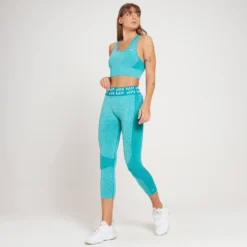 MP Women's Curve 3/4 Leggings - Lagoon -Damen Fitnessbekleidung Verkäufe 13121281 3504911701444157