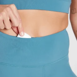 MP Women's Velocity Leggings - Stone Blue -Damen Fitnessbekleidung Verkäufe 13122605 1714911984972852