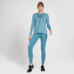 MP Women's Velocity Leggings - Stone Blue -Damen Fitnessbekleidung Verkäufe 13122605 8184911984873369