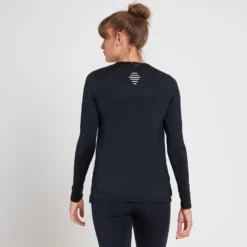 MP Women's Velocity Long Sleeve T-Shirt - Black -Damen Fitnessbekleidung Verkäufe 13122621 1644911985466403