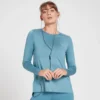 MP Women's Velocity Long Sleeve T-Shirt - Stone Blue -Damen Fitnessbekleidung Verkäufe 13122629 9364911984455271