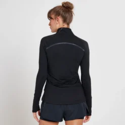 MP Women's Velocity Ultra 1/4 Zip Top - Black -Damen Fitnessbekleidung Verkäufe 13122829 1834911983518377