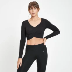 MP Women's Composure Long Sleeve Top - Black -Damen Fitnessbekleidung Verkäufe 13126185 7314994423776578