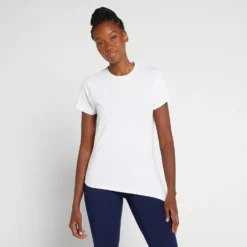 MP Women's Composure Short Sleeve Asymmetric Top - White -Damen Fitnessbekleidung Verkäufe 13126217 1744951089333753