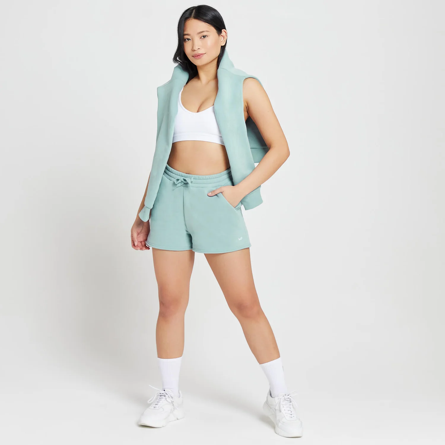 MP Women's Rest Day Lounge Shorts - Ice Blue 4 MP Women's Rest Day Lounge Shorts - Ice Blue – Bild 2