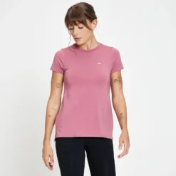 MP Women's Composure Longline Short Sleeve Top - Mauve