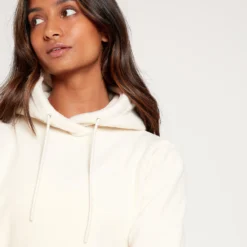 MP Women's Fleece Overhead Hoodie - Ecru -Damen Fitnessbekleidung Verkäufe 13139402 1954914619072455