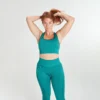 MP X Siobhan Rib Seamless Sports Bra - Green