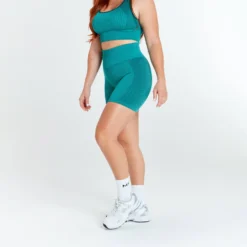 MP X Siobhan Rib Seamless Cycling Short - Green