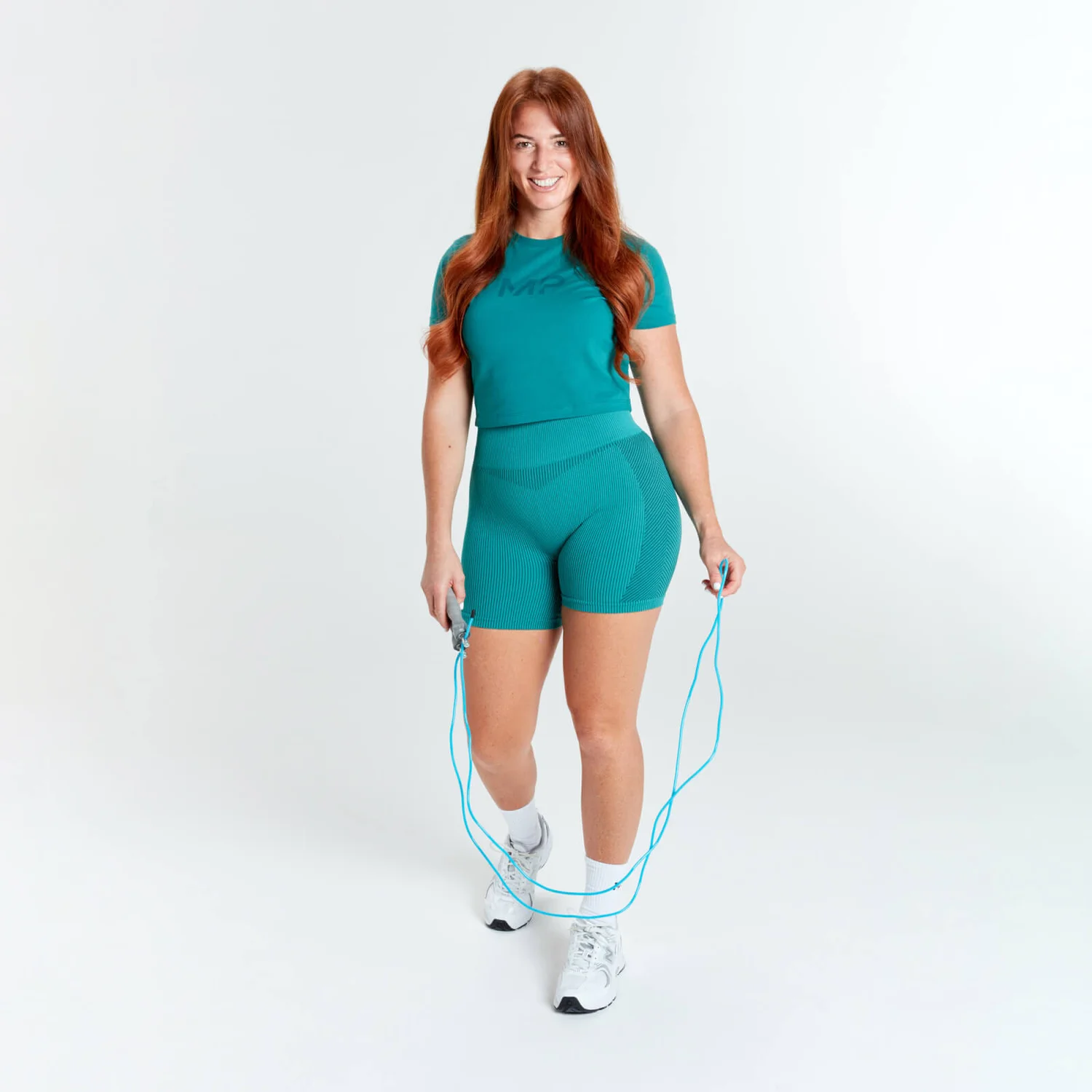 MP X Siobhan Rib Seamless Cycling Short - Green 4 MP X Siobhan Rib Seamless Cycling Short - Green – Bild 2