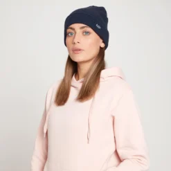 MP Beanie Hat - Navy/White -Damen Fitnessbekleidung Verkäufe 13156833 8044911699871476