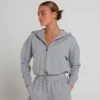 MP Women's Engage Zip Through Hoodie - Grey Marl