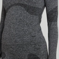 MP Women's Training Seamless Long Sleeve Top - Washed Black -Damen Fitnessbekleidung Verkäufe 13158364 7754969292746758