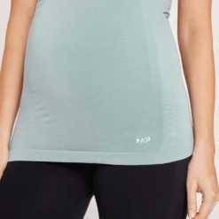 MP Women's Maternity Seamless Short Sleeve T-Shirt - Ice Blue -Damen Fitnessbekleidung Verkäufe 13170124 1854942554414717