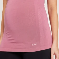 MP Women's Maternity Seamless Short Sleeve T-Shirt - Mauve -Damen Fitnessbekleidung Verkäufe 13170132 1494942554161577