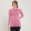 MP Women's Maternity Seamless Long Sleeve T-Shirt - Mauve -Damen Fitnessbekleidung Verkäufe 13170176 8774942553457372