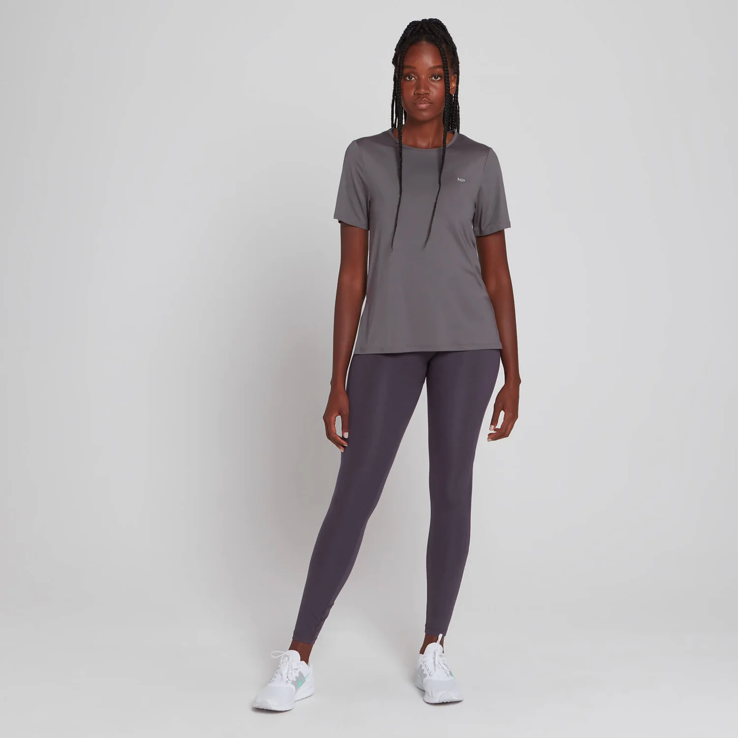 MP Women's Velocity T-Shirt - Pebble Grey 4 MP Women's Velocity T-Shirt - Pebble Grey – Bild 2