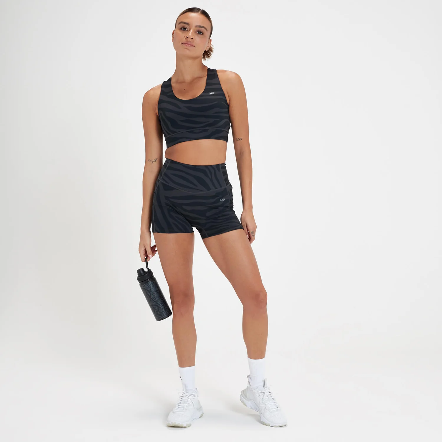 MP Women's Tempo Sports Bra - Black Zebra 5 MP Women's Tempo Sports Bra - Black Zebra – Bild 3