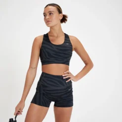 MP Women's Tempo Sports Bra - Black Zebra 7 MP Women's Tempo Sports Bra - Black Zebra -Damen Fitnessbekleidung Verkäufe 13467464 9154980927550467